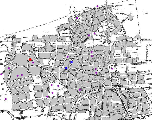 kaart Hofstadcollege