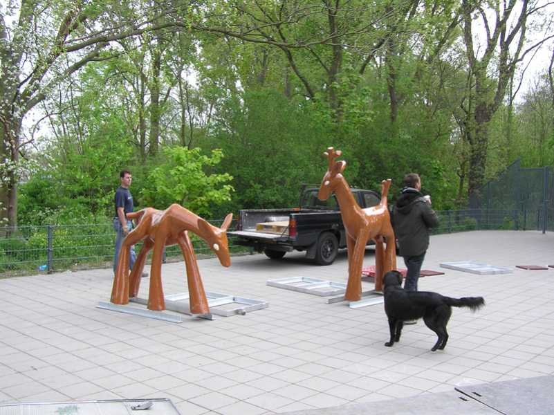 plaatsing van het kunstwerk