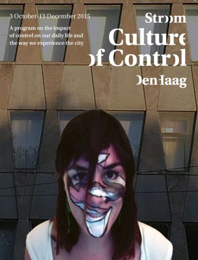 Flyer Culture of Control, foto: Jillian Mayer, ontwerp: Autobahn