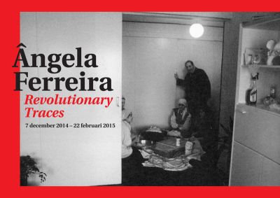 Uitnodigingskaart Angela Ferreira 'Revolutionary Traces' foto: design: Thonik (foto: Jeroen Geurst)