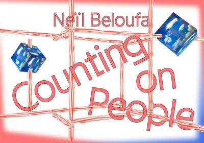 Uitnodiging en flyer tentoonstelling Neïl Beloufa foto: design: The Rodina