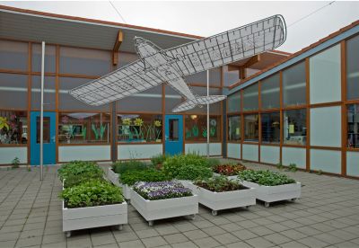 het werk op de locatie foto: Rob Kollaard