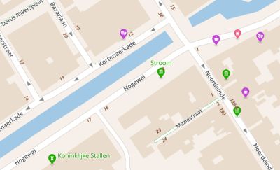 Stroom op de kaart