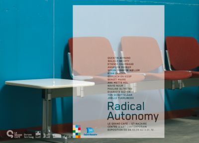 uitnodiging 'Radical Autonomy' met werk van gerlach en koop